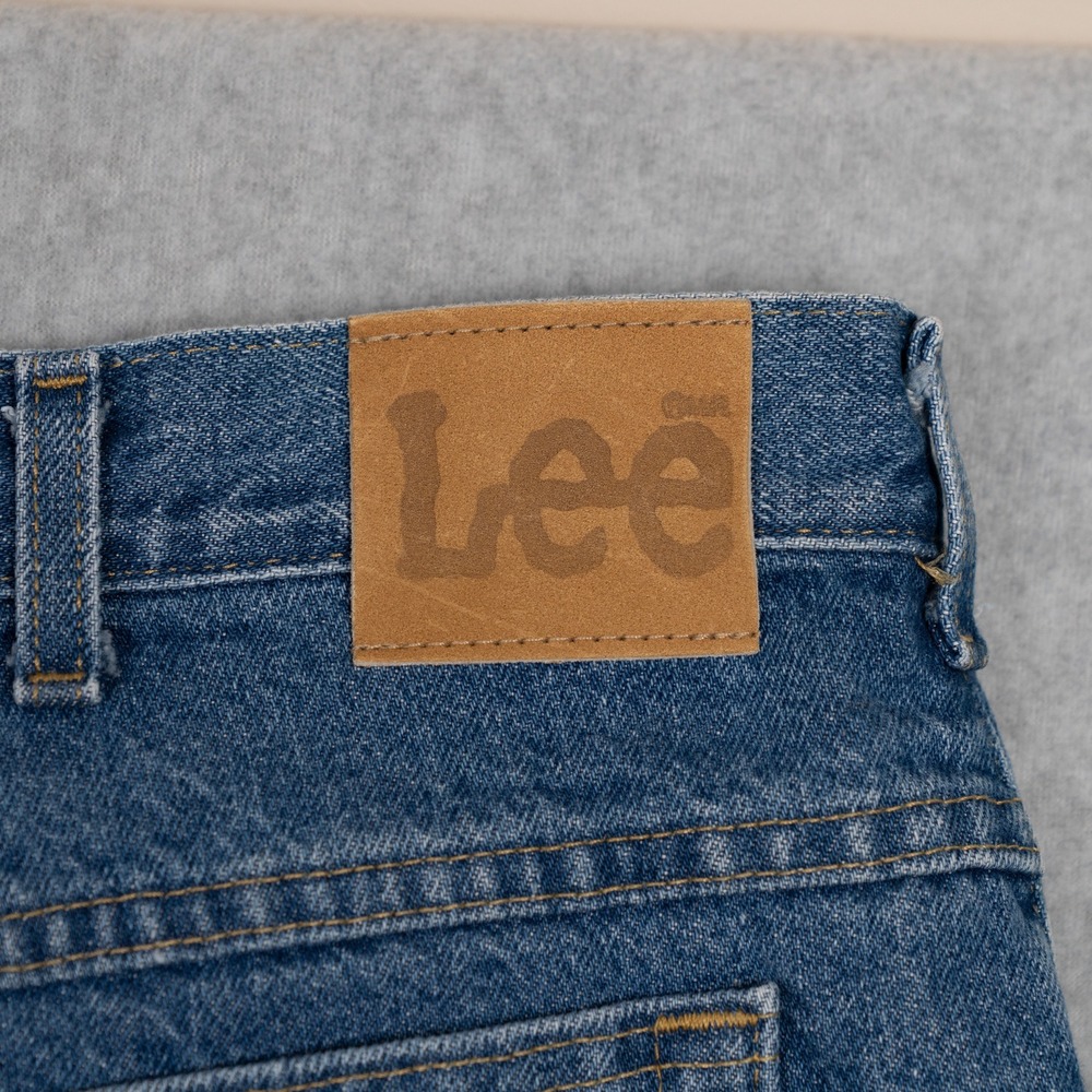 Lee Men's Relaxed Fit Straight Leg Jeans 42x32 Blue Denim 100% Cotton - Picture 5 of 7